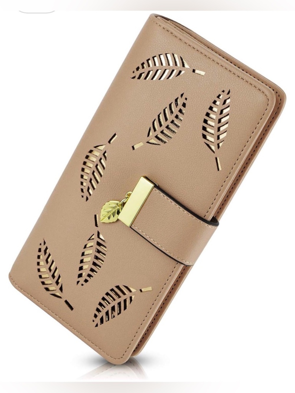 NWT~Leather Clutch/Wallet w/ Room for Phone.
